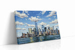 Skyscraper Symphony landscape canvas print gallery-wrapped landscape canvas studio shot