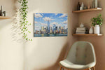 Skyscraper Symphony – landscape canvas wall art, gallery-wrapped, ready to hang