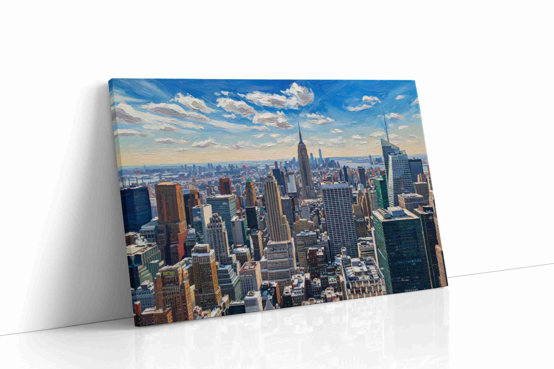 Skyscraper Symphony II urban canvas print, gallery-wrapped, ready to hang