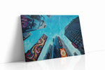 Skyscraper Symphony III urban canvas print gallery-wrapped landscape canvas studio shot