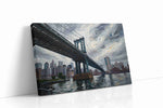 Skyward Steel Symphony urban canvas print gallery-wrapped landscape canvas studio shot