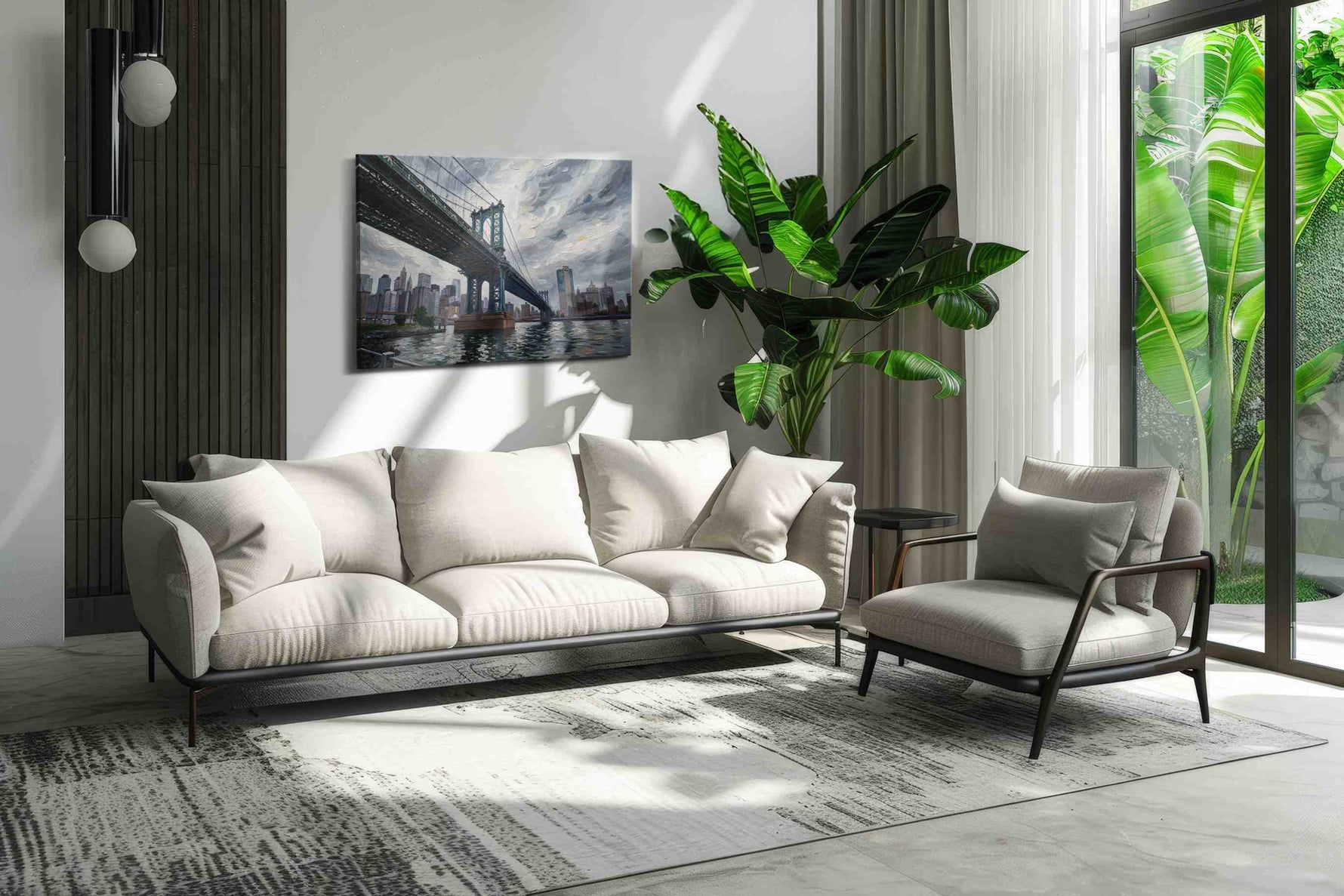 Skyward Steel Symphony – urban canvas wall art, gallery-wrapped, ready to hang