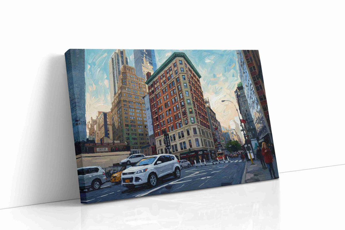 Urban Symphony urban canvas print, gallery-wrapped, ready to hang