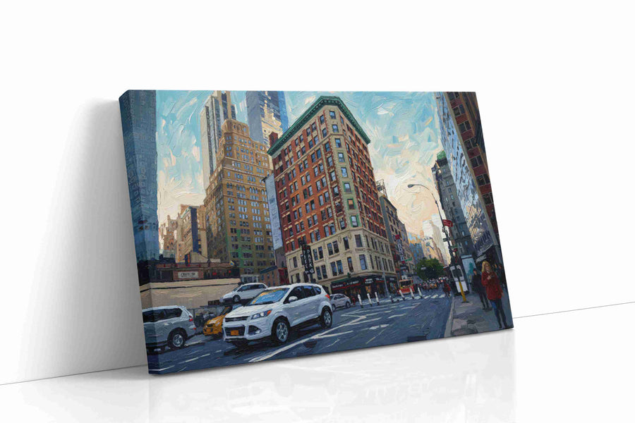 Urban Symphony urban canvas print, gallery-wrapped, ready to hang