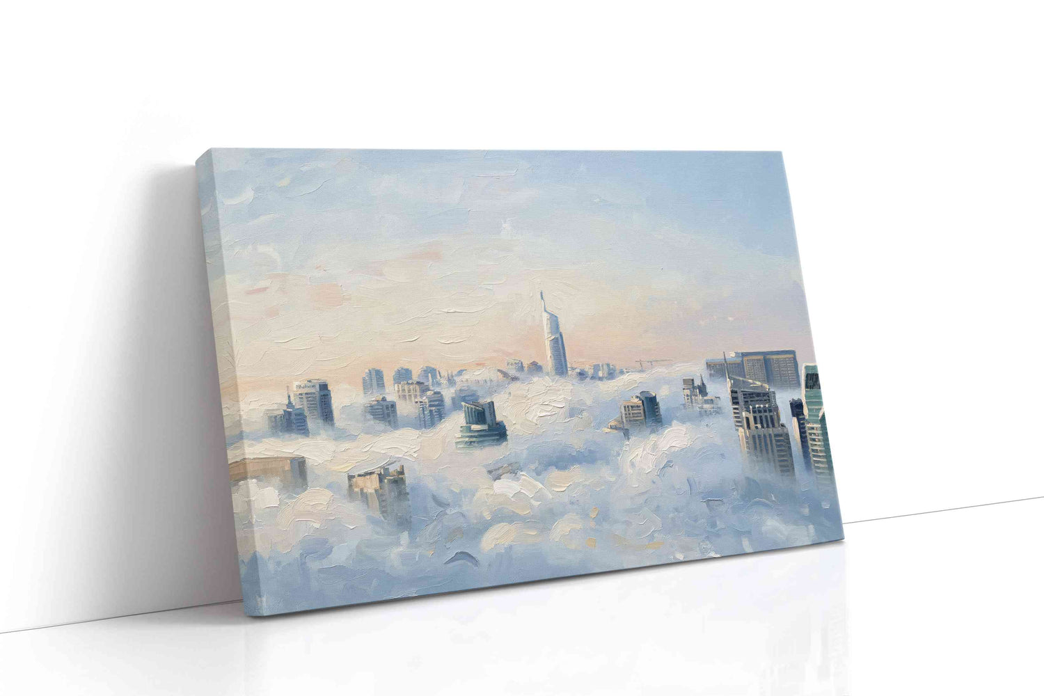 Whispers Above the City urban canvas print, gallery-wrapped, ready to hang