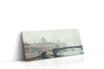 Whispers of Parisian Mist landmarks canvas print gallery-wrapped landscape canvas studio shot