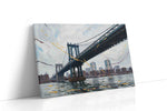 Whispers of the Steel Giant urban canvas print, gallery-wrapped, ready to hang