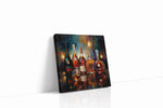 Eloquent Spirits Symphony wine canvas print gallery-wrapped square canvas studio shot