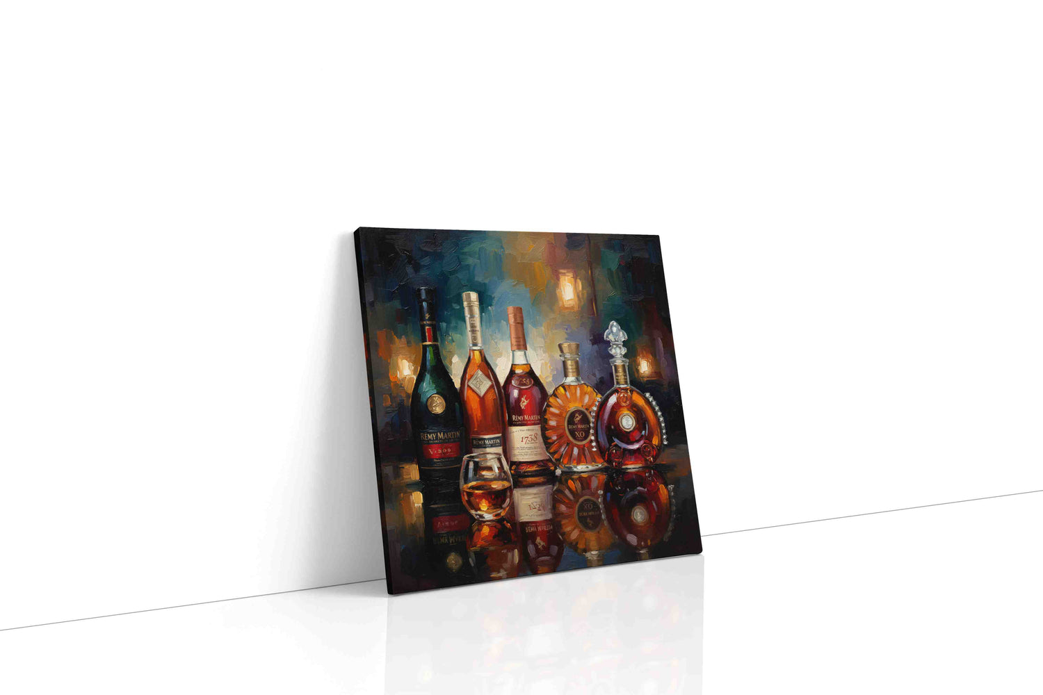 Eloquent Spirits Symphony wine canvas print, gallery-wrapped, ready to hang