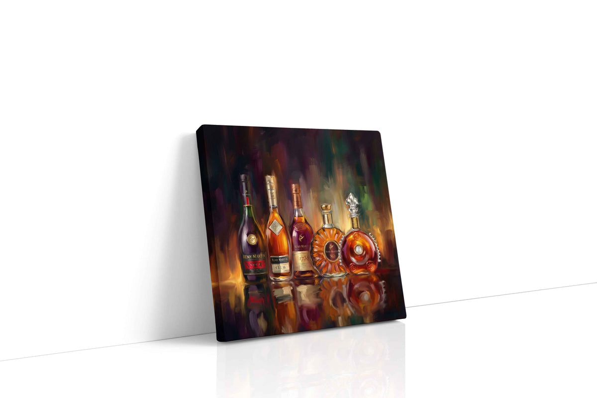 Ethereal Spirits Symphony wine canvas print gallery-wrapped square canvas studio shot
