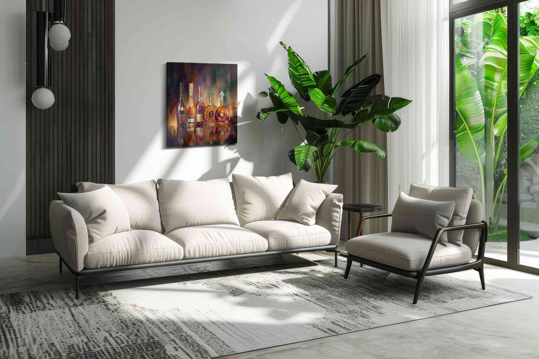 Ethereal Spirits Symphony – wine canvas wall art, gallery-wrapped, ready to hang
