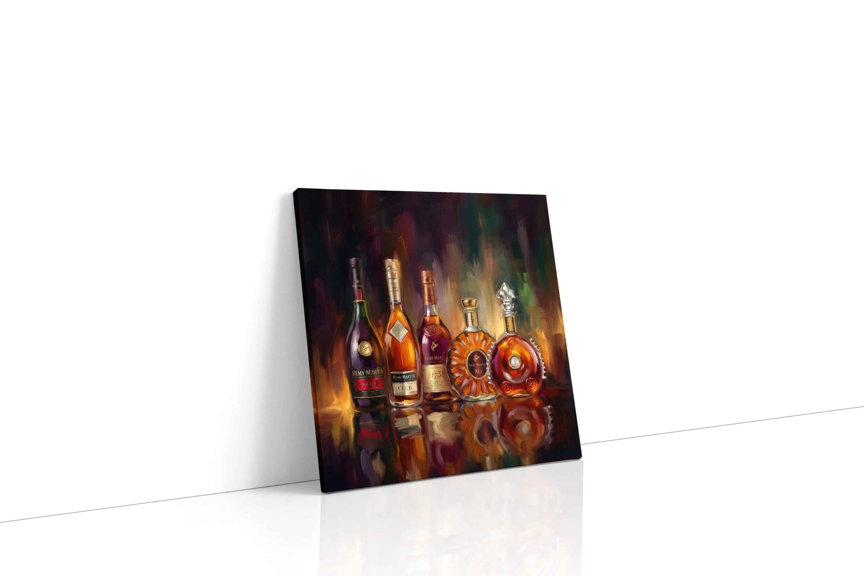 Ethereal Spirits Symphony wine canvas print, gallery-wrapped, ready to hang