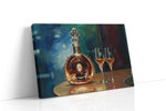 Opulent Elegance A Sip of Luxury wine canvas print, gallery-wrapped, ready to hang