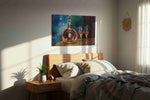 Opulent Elegance A Sip of Luxury – wine canvas wall art, gallery-wrapped, ready to hang