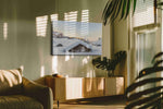 Whispers of Winter Serenity II landscape canvas print, hanging on wall