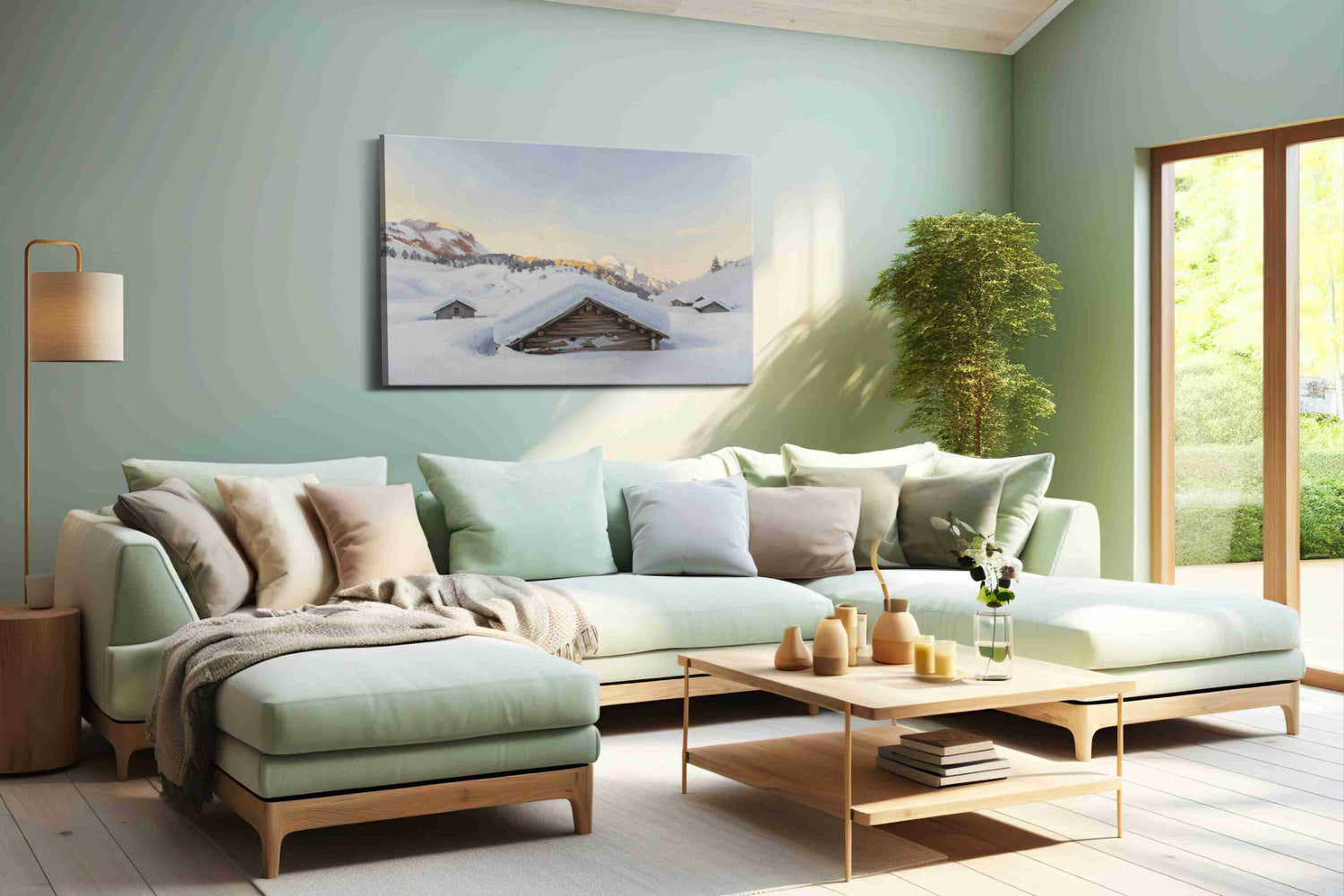Whispers of Winter Serenity II – landscape canvas wall art, gallery-wrapped, ready to hang