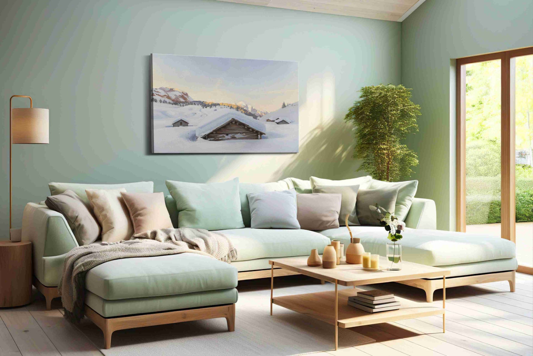 Whispers of Winter Serenity II – landscape canvas wall art, gallery-wrapped, ready to hang