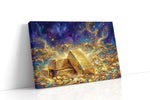 Golden Dreams Unveiled fortune canvas print, gallery-wrapped, ready to hang