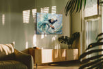 Waltz in the Heavens dancing canvas print, on wall, lifestyle preview