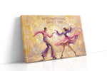 Waltz of Light dancing canvas print gallery-wrapped landscape canvas studio shot
