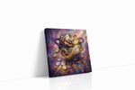 Cauldron of Endless Riches fortune canvas print gallery-wrapped square canvas studio shot