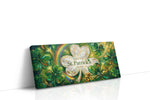 Emerald Wishes & Golden Dreams fortune canvas print gallery-wrapped landscape canvas studio shot