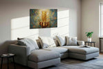 The Alchemist's Treasure fortune canvas print in a living room scene