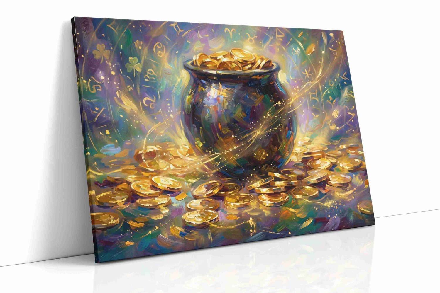 Treasure of Enchanted Dreams – fortune canvas wall art, gallery-wrapped, ready to hang