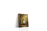 Emerald Echoes of Abundance fortune canvas print, gallery-wrapped, ready to hang