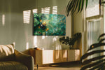 Emerald Fortune's Dance fortune canvas print, on wall, lifestyle preview