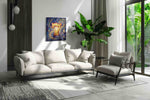 Galactic Fortune Burst fortune canvas print, on wall, lifestyle preview