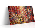 Golden Prosperity Festival fortune canvas print, gallery-wrapped, ready to hang