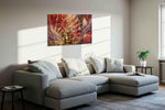 Golden Prosperity Festival – fortune canvas wall art, gallery-wrapped, ready to hang