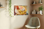 Golden Reverie of Prosperity fortune canvas print, hanging on wall — view 3