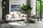 Ethereal Winter Serenity winter canvas print, on wall, lifestyle preview