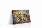 Cosmic Celebration of Triumph fortune canvas print gallery-wrapped landscape canvas studio shot