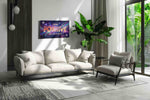Cosmic Positivity motivational canvas print, on wall, lifestyle preview