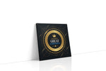 Crown of Triumph motivational canvas print gallery-wrapped square canvas studio shot