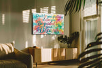 Dreamscape Inspirations motivational canvas print, on wall, lifestyle preview