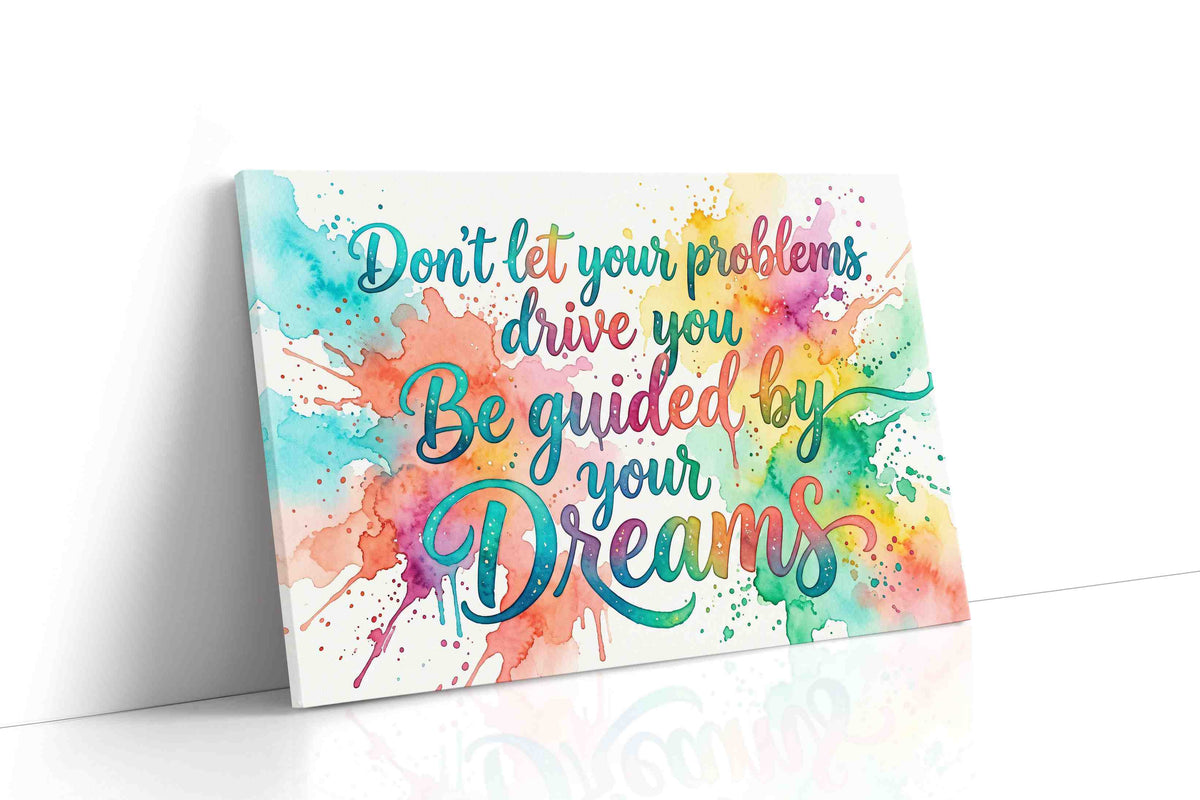 Dreamscape Inspirations motivational canvas print, gallery-wrapped, ready to hang
