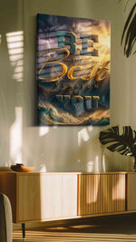 Ethereal Uplift motivational canvas print, on wall, lifestyle preview
