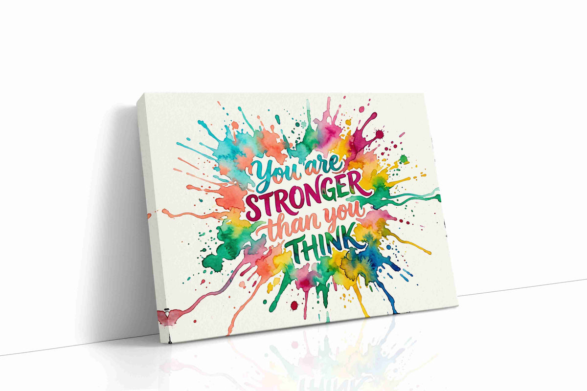 Explosion of Encouragement motivational canvas print, gallery-wrapped, ready to hang