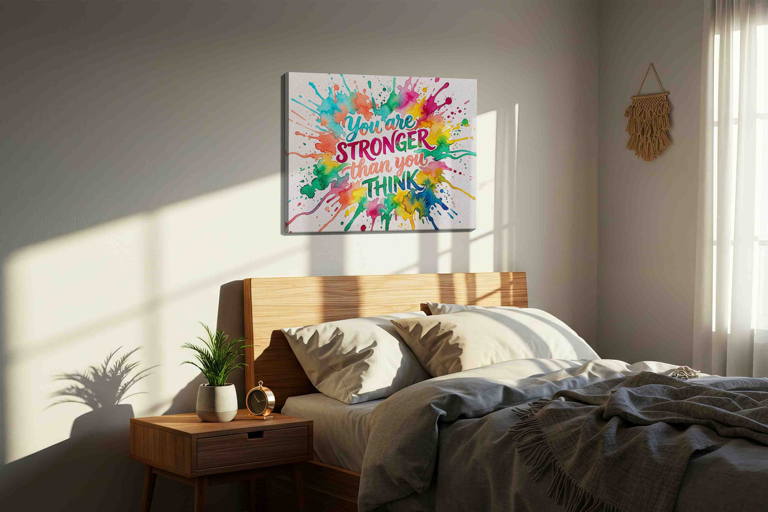 Explosion of Encouragement – motivational canvas wall art, gallery-wrapped, ready to hang