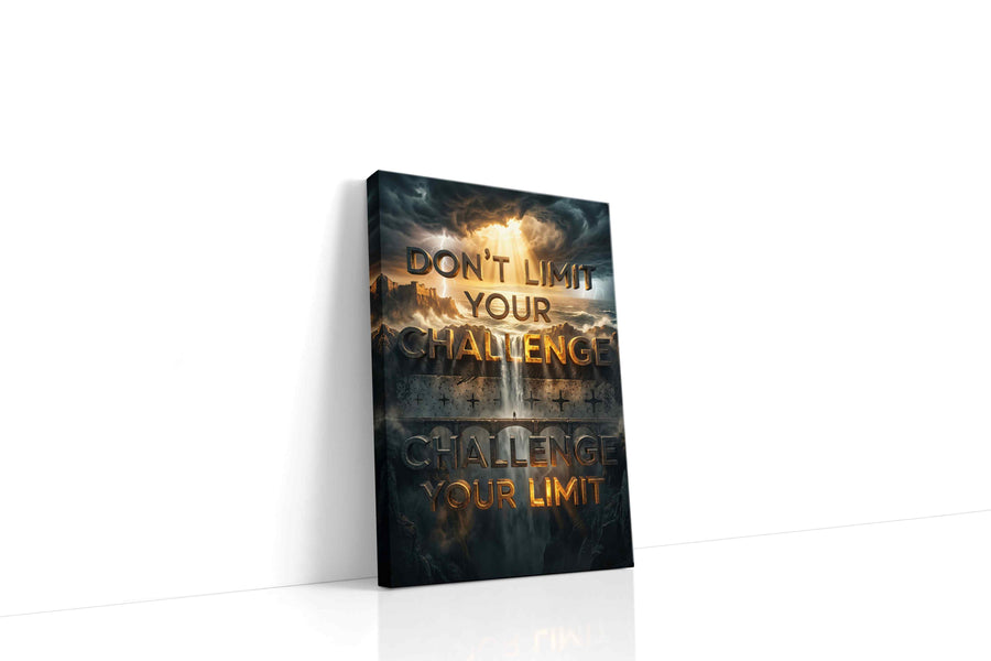 Limitless Horizons motivational canvas print, gallery-wrapped, ready to hang