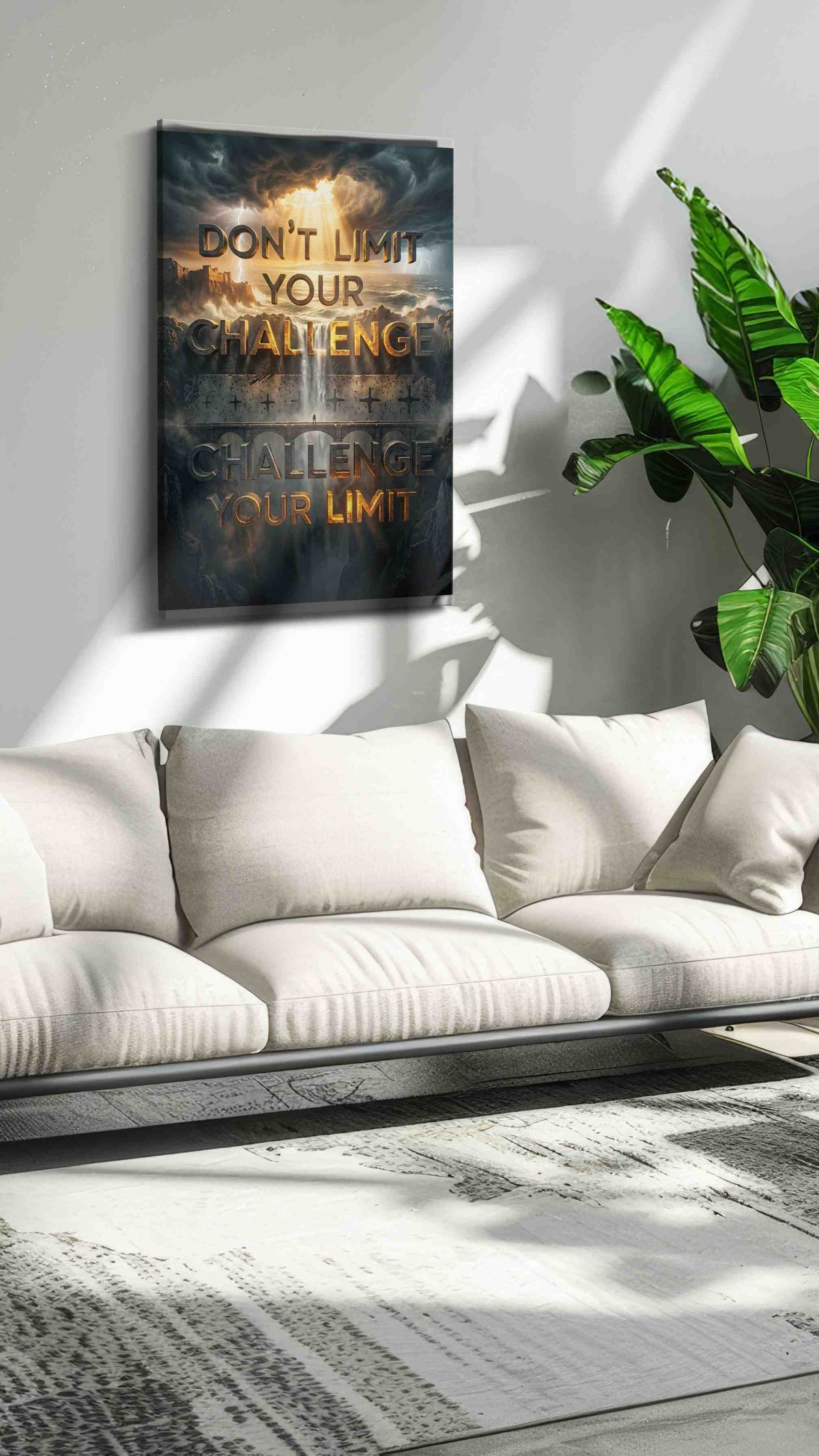 Limitless Horizons – motivational canvas wall art, gallery-wrapped, ready to hang