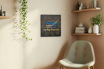 Momentum of Growth motivational canvas print, displayed in a living room