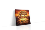 Sunlit Motivation motivational canvas print gallery-wrapped square canvas studio shot