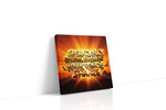 Sunrise Courage motivational canvas print, gallery-wrapped, ready to hang