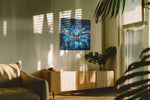 Ethereal Swim Symphony – sports canvas wall art, gallery-wrapped, ready to hang