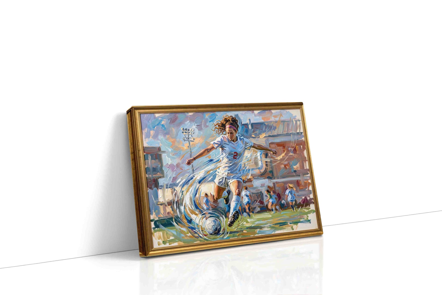 Euphony of Motion sports canvas print gallery-wrapped landscape canvas studio shot